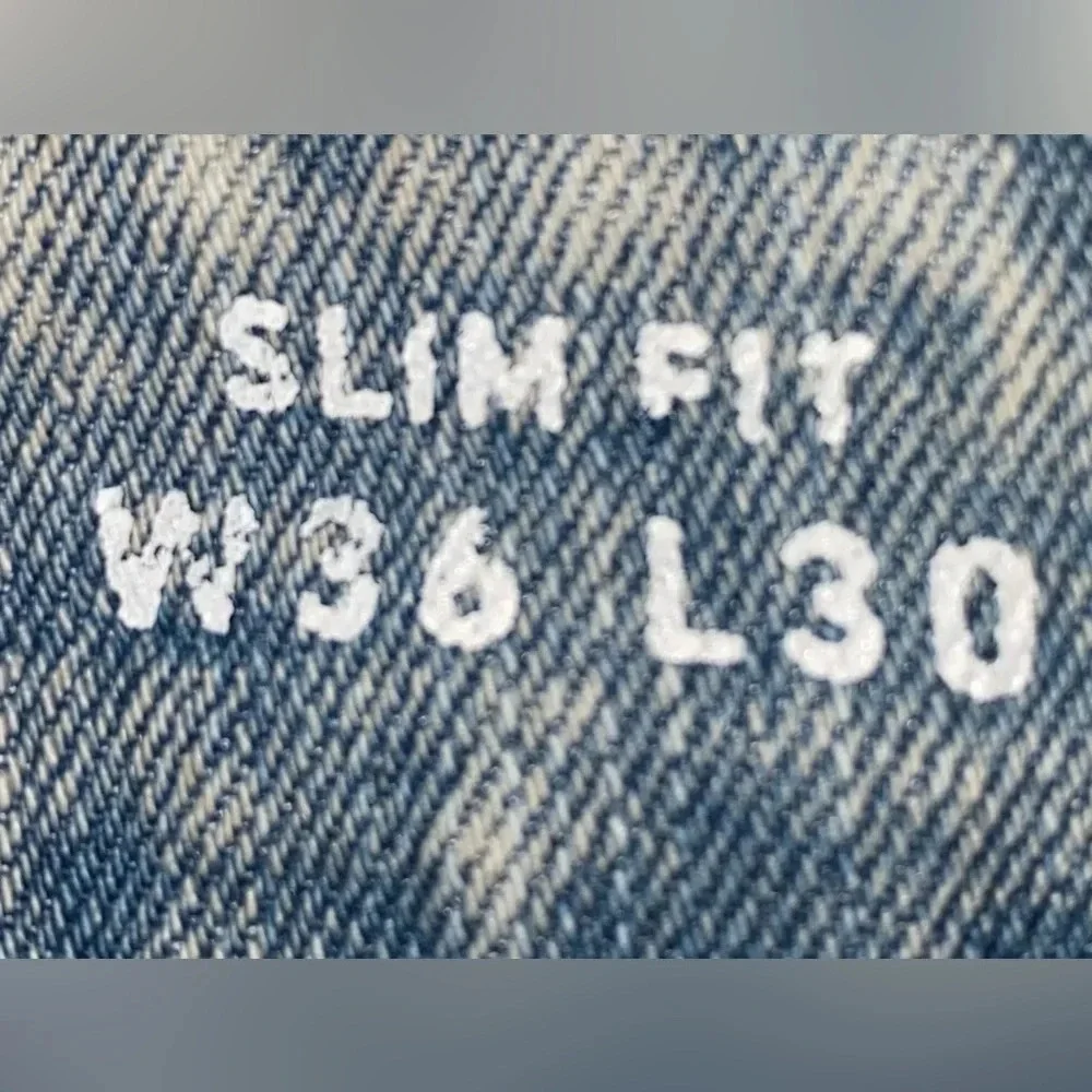 M B X denim slim